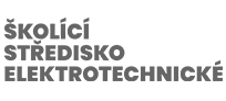 Školící středisko elektrotechnické [logo]